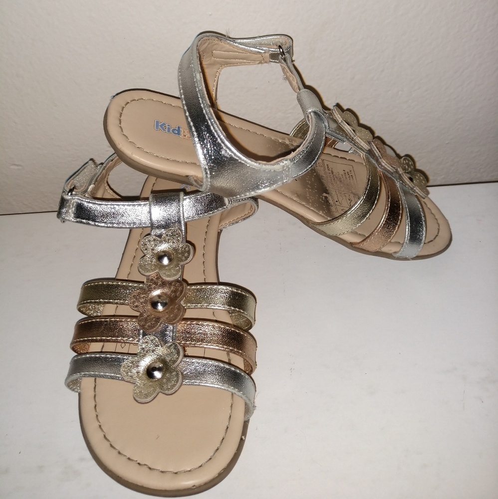 Metallic Sandals